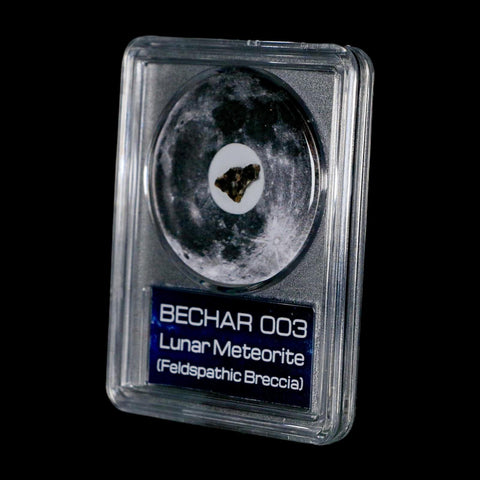Moon Rock Lunar Meteorite Bechar 003 Algerian Sahara Desert Discovered 2022 COA