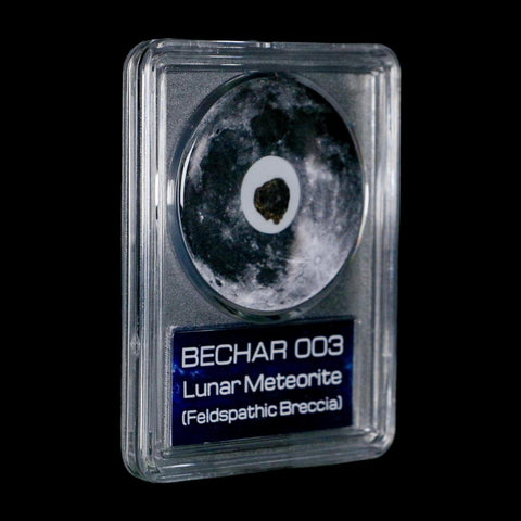 Moon Rock Lunar Meteorite Bechar 003 Algerian Sahara Desert Discovered 2022 COA