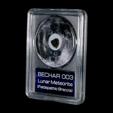 Moon Rock Lunar Meteorite Bechar 003 Algerian Sahara Desert Discovered 2022 COA