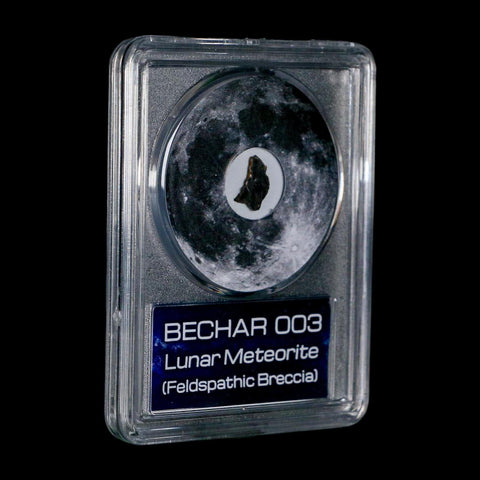 Moon Rock Lunar Meteorite Bechar 003 Algerian Sahara Desert Discovered 2022 COA