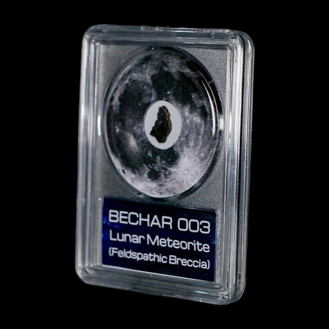 Moon Rock Lunar Meteorite Bechar 003 Algerian Sahara Desert Discovered 2022 COA