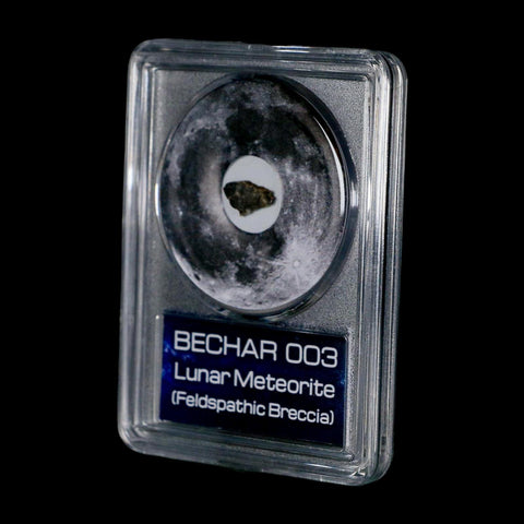 Moon Rock Lunar Meteorite Bechar 003 Algerian Sahara Desert Discovered 2022 COA