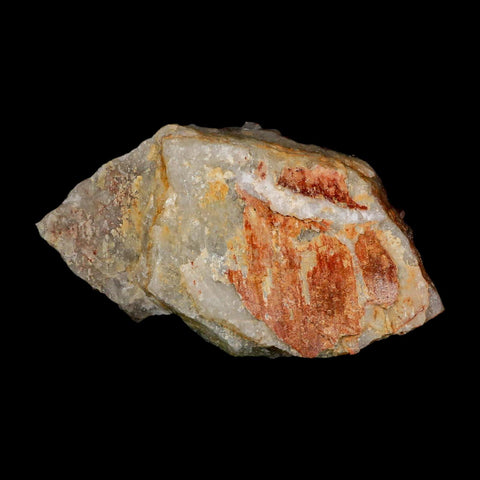 6" Natural Red Ferruginous Quartz Crystal Cluster Mineral Specimen Meknes Morocco
