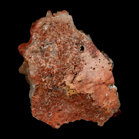 4" Natural Red Ferruginous Quartz Crystal Cluster Mineral Specimen Meknes Morocco
