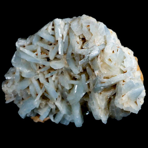 3.7" Ice Blue Tabular Barite Blades Crystal Mineral Specimen Meknes-Tafilalet  Morocco - Fossil Age Minerals