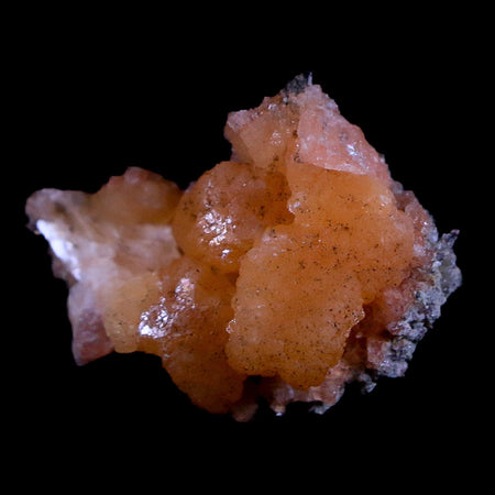 1.2" Orange Chabazite Zeolite Mineral Specimen Er Rachidia Province, Morocco