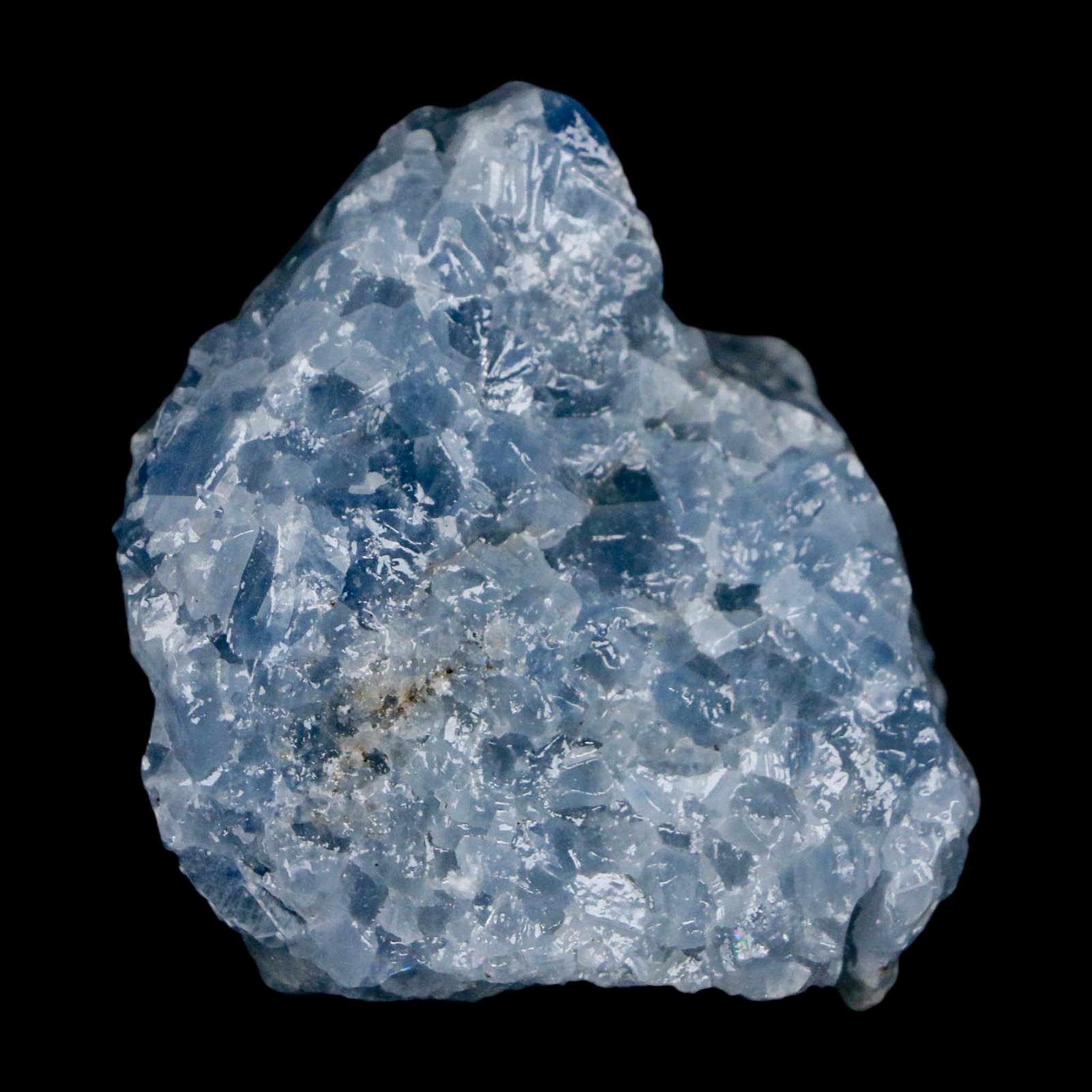 2" Natural Rough Ice Blue Calcite Crystal Mineral Specimen Nuevo Leon Mexico - Fossil Age Minerals