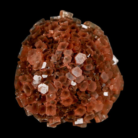 1.8" Aragonite Mineral Two Tone Crystal Cluster Specimen Tazouta Morocco