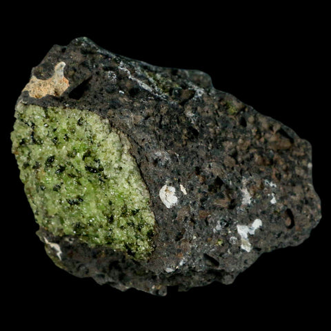 XL 3.5" Natural Emerald Peridot Crystal Minerals On Volcanic Rock Gila, Arizona - Fossil Age Minerals