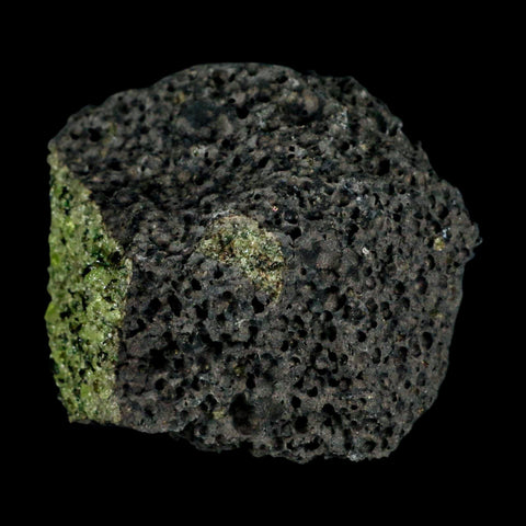 XL 3.5" Natural Emerald Peridot Crystal Minerals On Volcanic Rock Gila, Arizona - Fossil Age Minerals