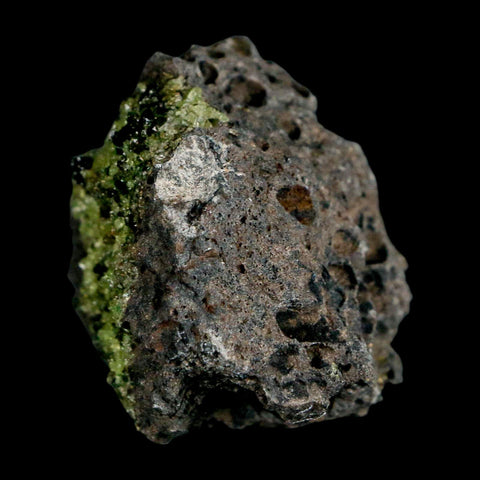 2.5" Emerald Peridot Crystals, Chrome Diopside And Spinel On Volcanic Rock Gila, AZ - Fossil Age Minerals