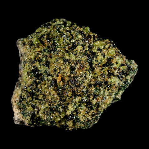 2.9" Emerald Peridot Crystals, Chrome Diopside And Spinel On Volcanic Rock Gila, AZ - Fossil Age Minerals