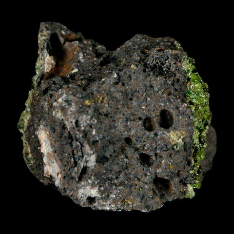 2.3" Emerald Peridot Crystals, Chrome Diopside And Spinel On Volcanic Rock Gila, AZ - Fossil Age Minerals