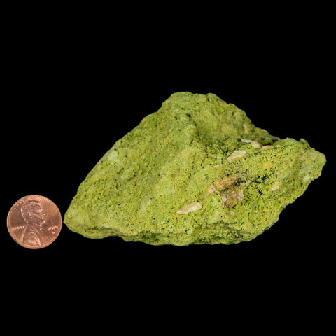 3.6" Rough Green Nontronite Mineral Specimen Jove Lauriano Minas Gerais Brazil - Fossil Age Minerals