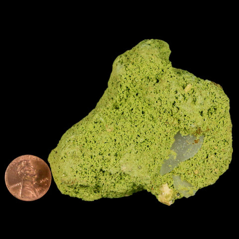 3" Rough Green Nontronite Mineral Specimen Jove Lauriano Minas Gerais Brazil - Fossil Age Minerals