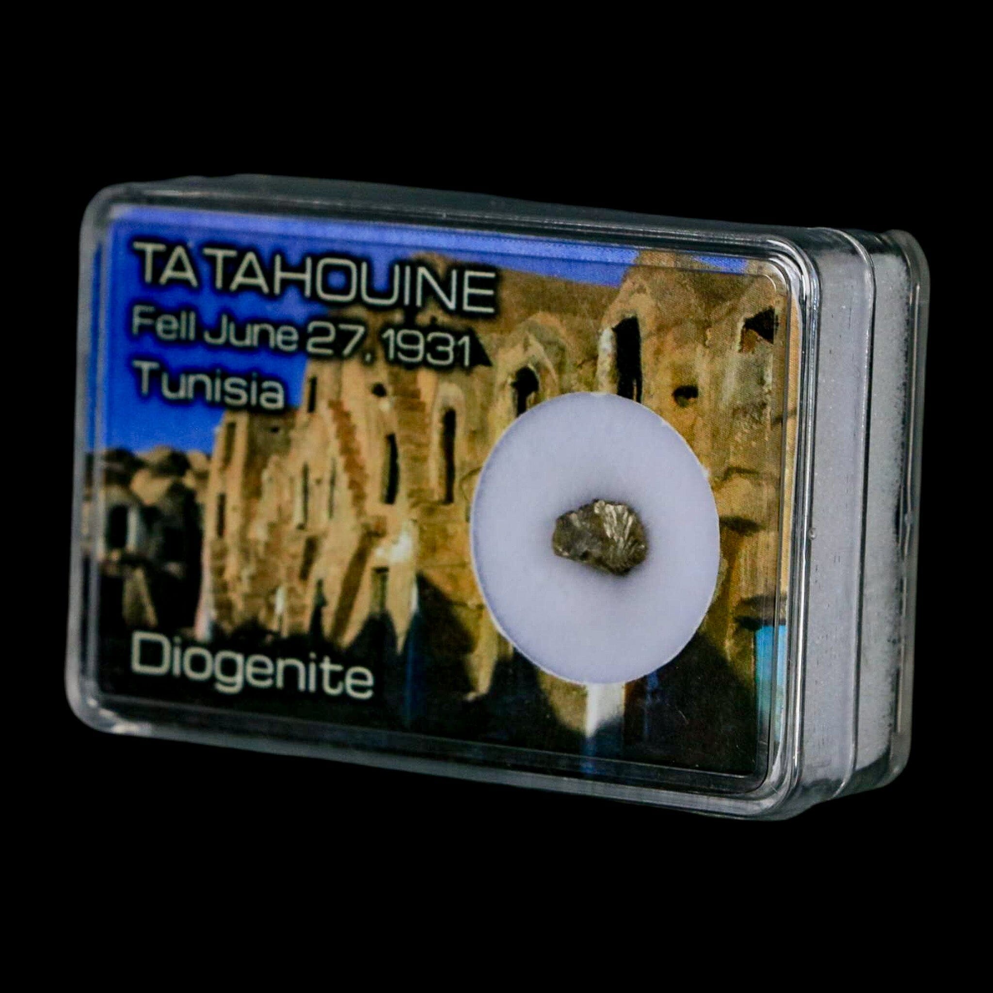Tatahouine Diogenite Stony Meteorite Achondrites Specimen Fell June 24, 1931 Display - Fossil Age Minerals