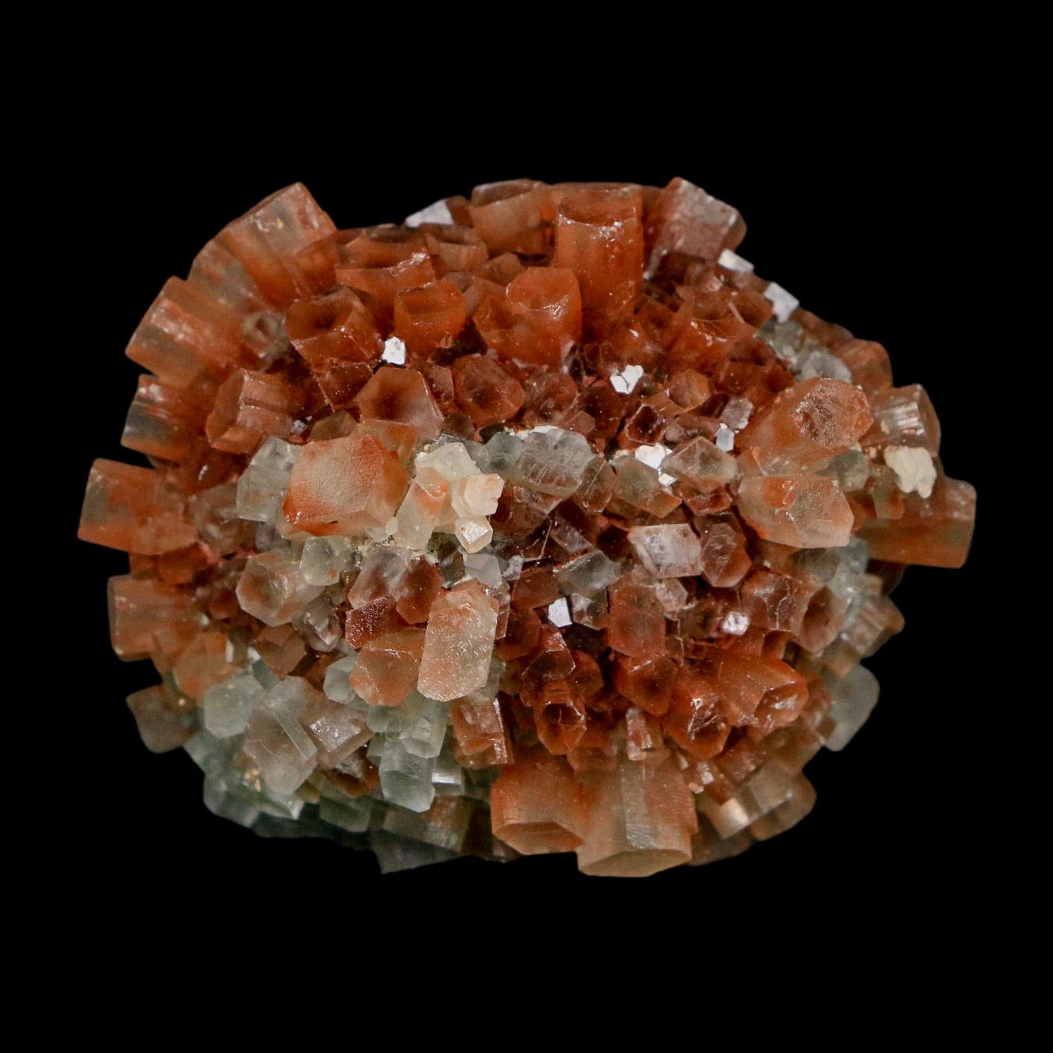 2.1" Aragonite Mineral Two Tone Crystal Cluster Specimen Tazouta Morocco - Fossil Age Minerals