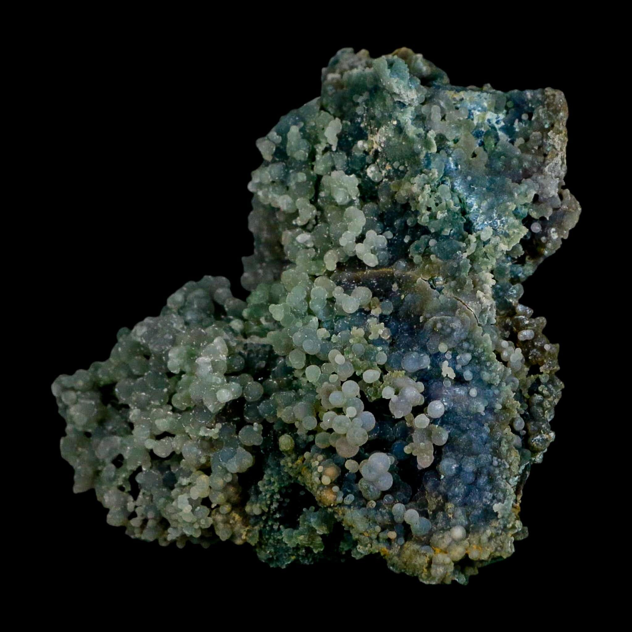 3.8" Green Grape Agate Botryoidal Crystal Druzy Cluster Mineral Sulawesi Island - Fossil Age Minerals