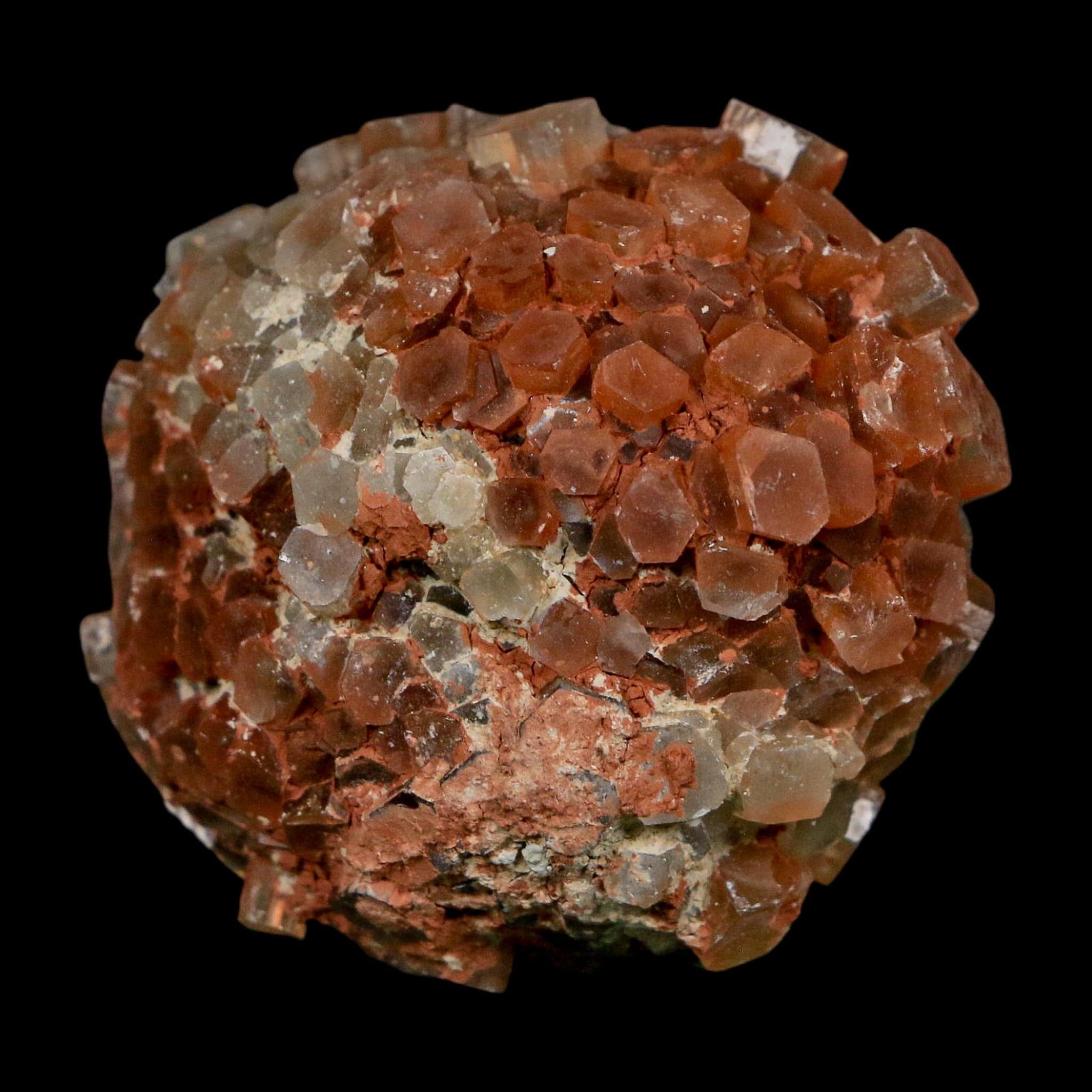 1.8" Aragonite Mineral Two Tone Crystal Cluster Specimen Tazouta Morocco - Fossil Age Minerals