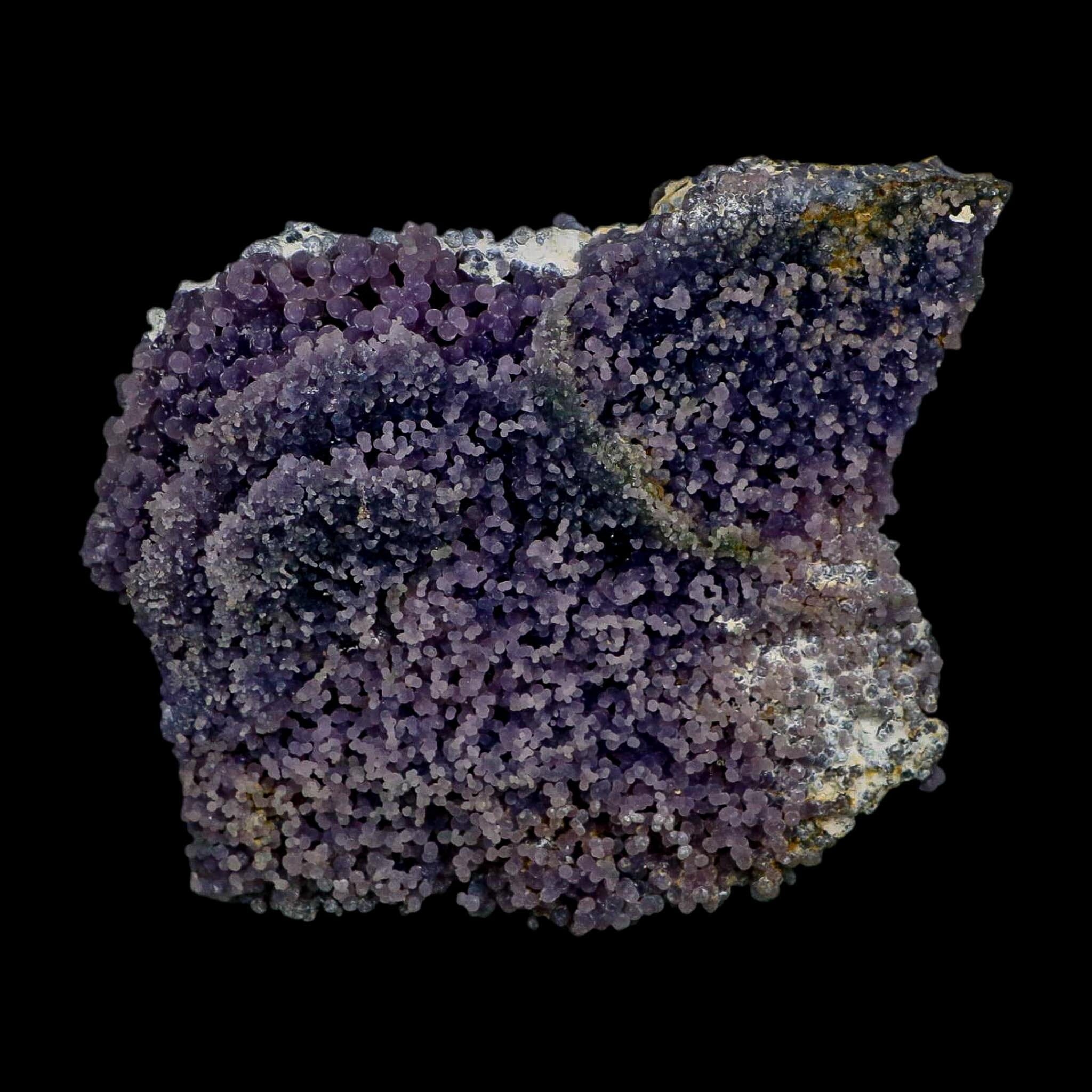 4.4" Purple Grape Agate Botryoidal Crystal Druzy Cluster Mineral Sulawesi Island - Fossil Age Minerals