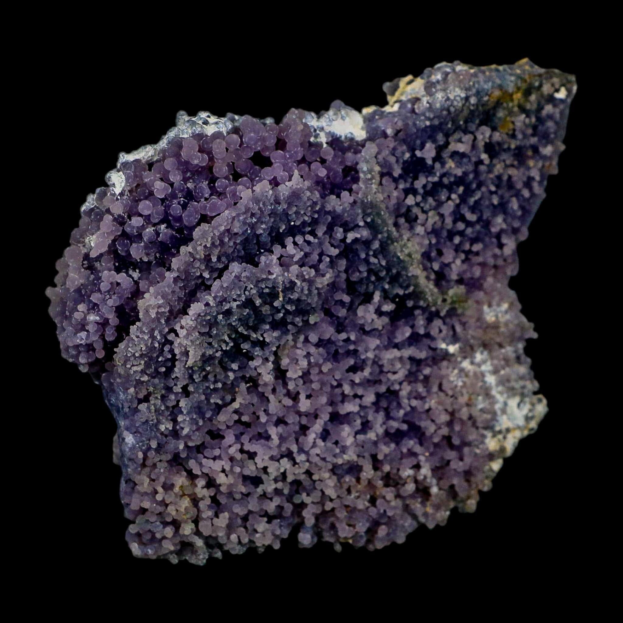 4.4" Purple Grape Agate Botryoidal Crystal Druzy Cluster Mineral Sulawesi Island - Fossil Age Minerals