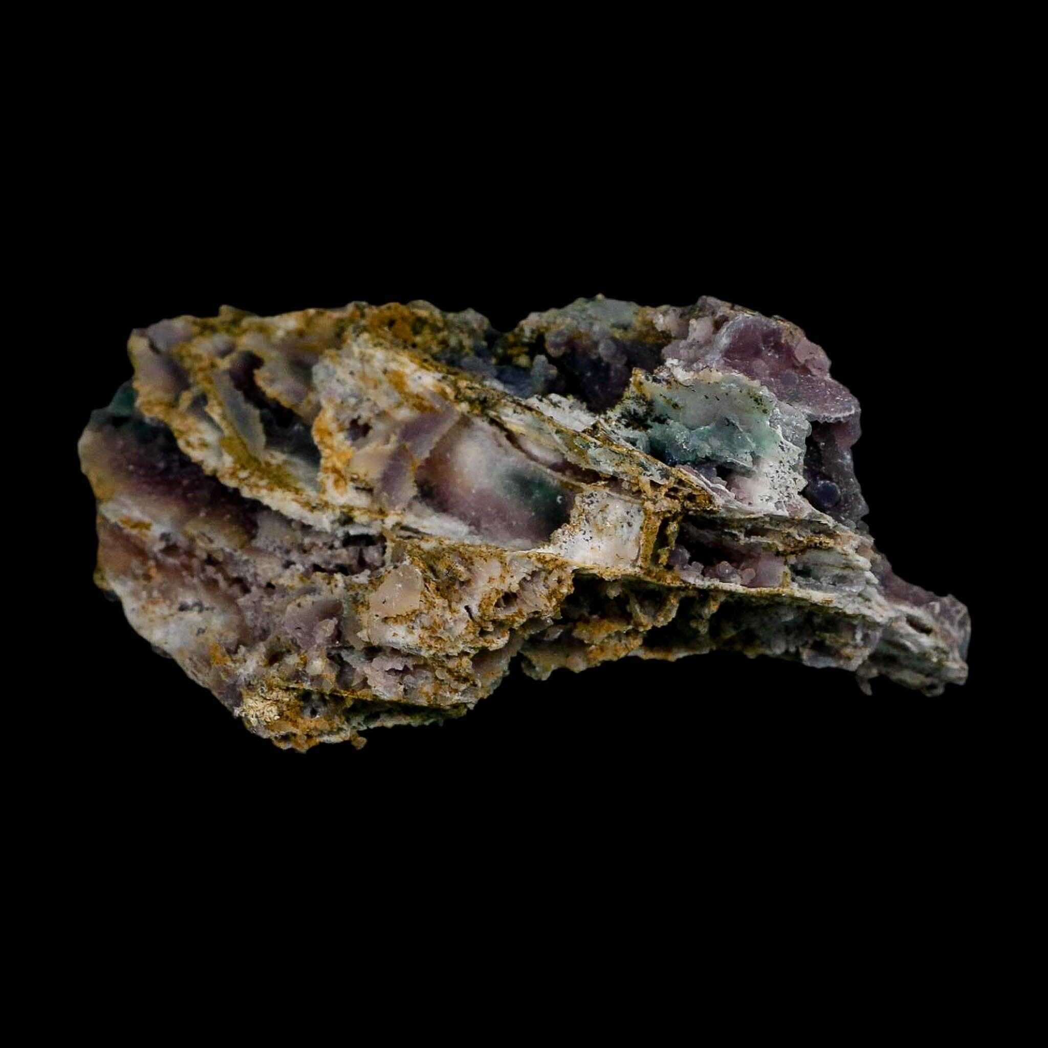 4.4" Purple Grape Agate Botryoidal Crystal Druzy Cluster Mineral Sulawesi Island - Fossil Age Minerals