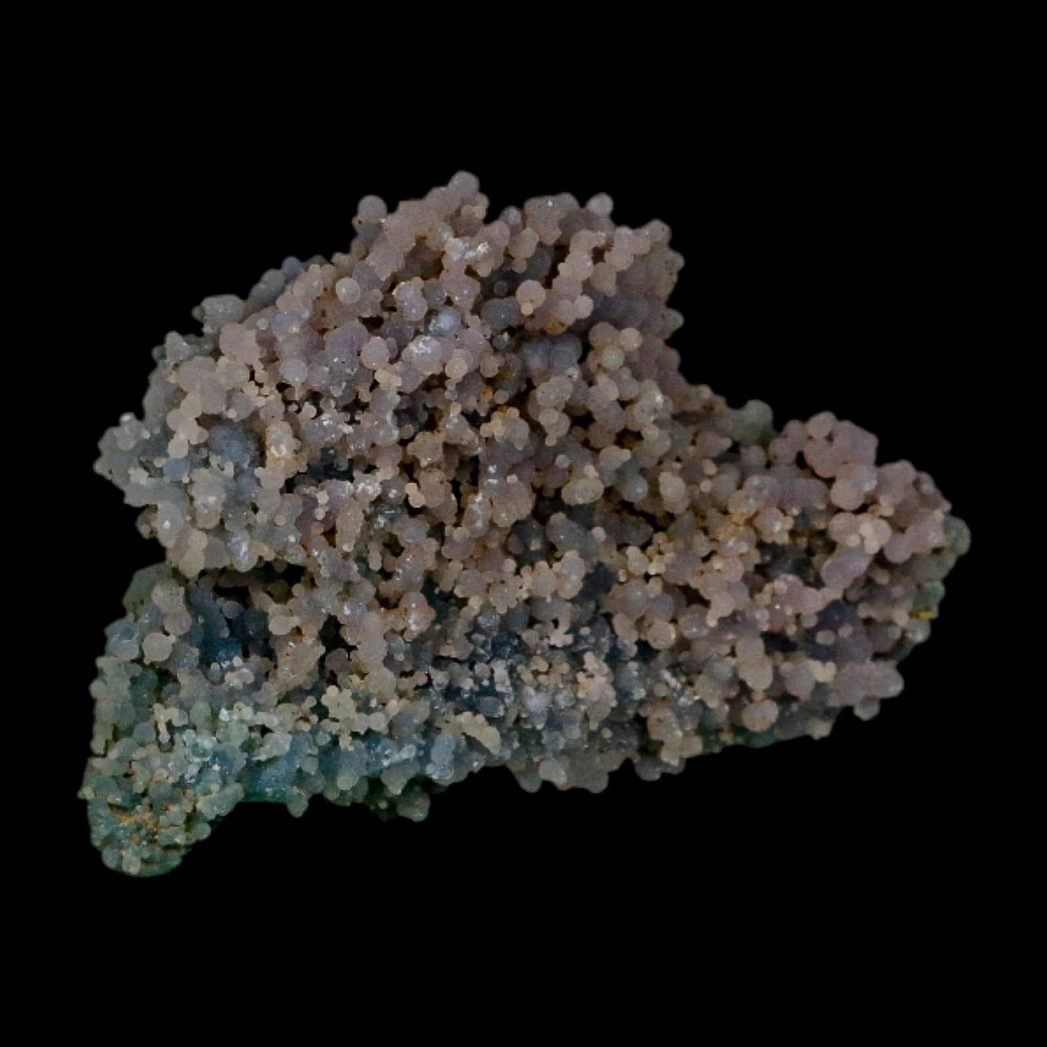 2.9" Purple Green Grape Agate Botryoidal Crystal Druzy Cluster Mineral Sulawesi Island - Fossil Age Minerals