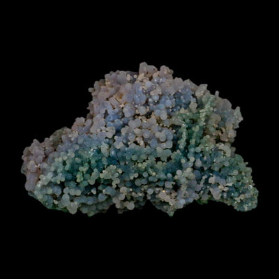 2.9" Purple Green Grape Agate Botryoidal Crystal Druzy Cluster Mineral Sulawesi Island