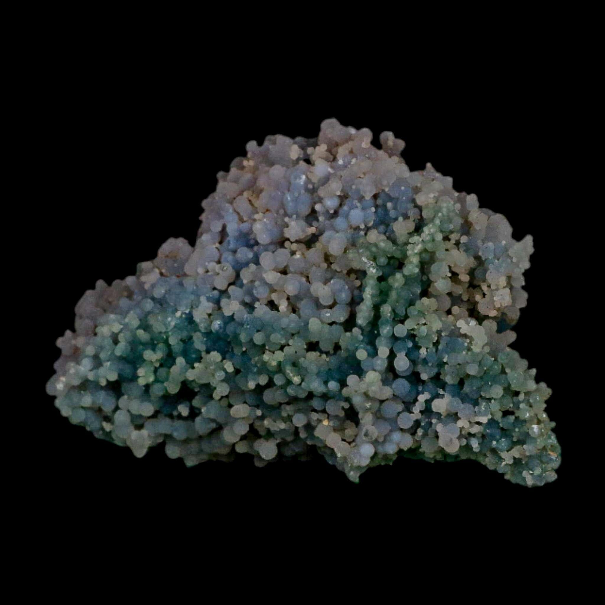 2.9" Purple Green Grape Agate Botryoidal Crystal Druzy Cluster Mineral Sulawesi Island - Fossil Age Minerals