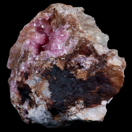 4" Pink Cobaltain Cobalt Calcite Natural Crystal Druzy Mineral Specimen Morocco
