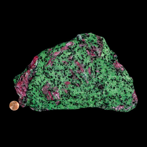 9.7" Natural Rough Ruby In Zoisite And Hornblende Crystal Mineral Specimen Anyolite - Fossil Age Minerals