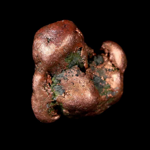 0.9" Solid Native Copper Polished Nugget Mineral Keweenaw Michigan - Fossil Age Minerals