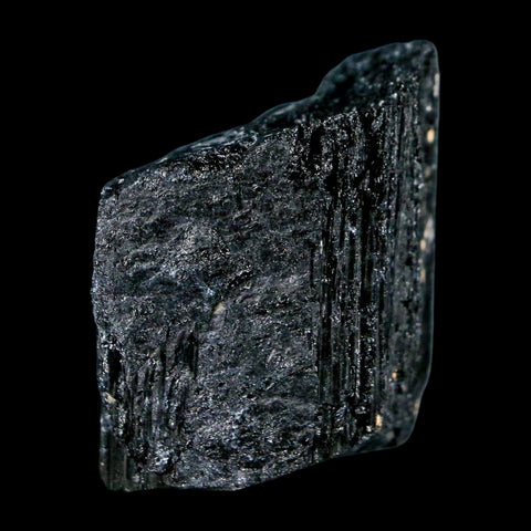 1.9" Natural Rough Black Tourmaline Mineral Crystal Specimen Schorl Brazil - Fossil Age Minerals