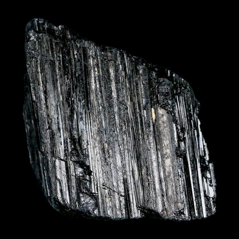 2.4" Natural Rough Black Tourmaline Mineral Crystal Specimen Schorl Brazil - Fossil Age Minerals