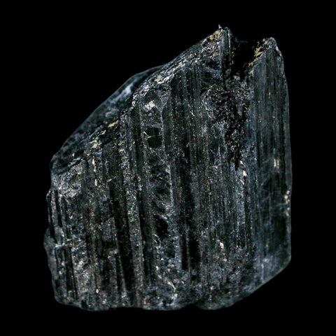 2.4" Natural Rough Black Tourmaline Mineral Crystal Specimen Schorl Brazil - Fossil Age Minerals