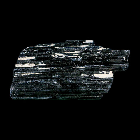 3.1" Natural Rough Black Tourmaline Mineral Crystal Specimen Schorl Brazil - Fossil Age Minerals