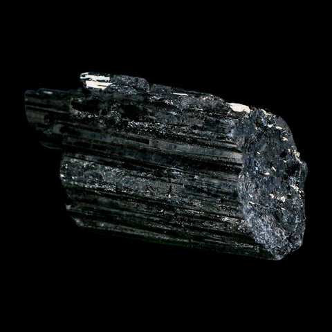 3.1" Natural Rough Black Tourmaline Mineral Crystal Specimen Schorl Brazil - Fossil Age Minerals