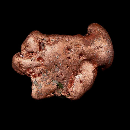 1.1" Solid Native Copper Polished Nugget Mineral Keweenaw Michigan