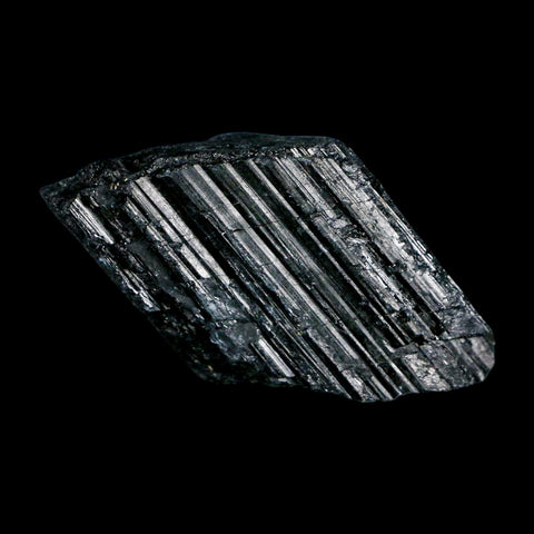 2.4" Natural Rough Black Tourmaline Mineral Crystal Specimen Schorl Brazil - Fossil Age Minerals
