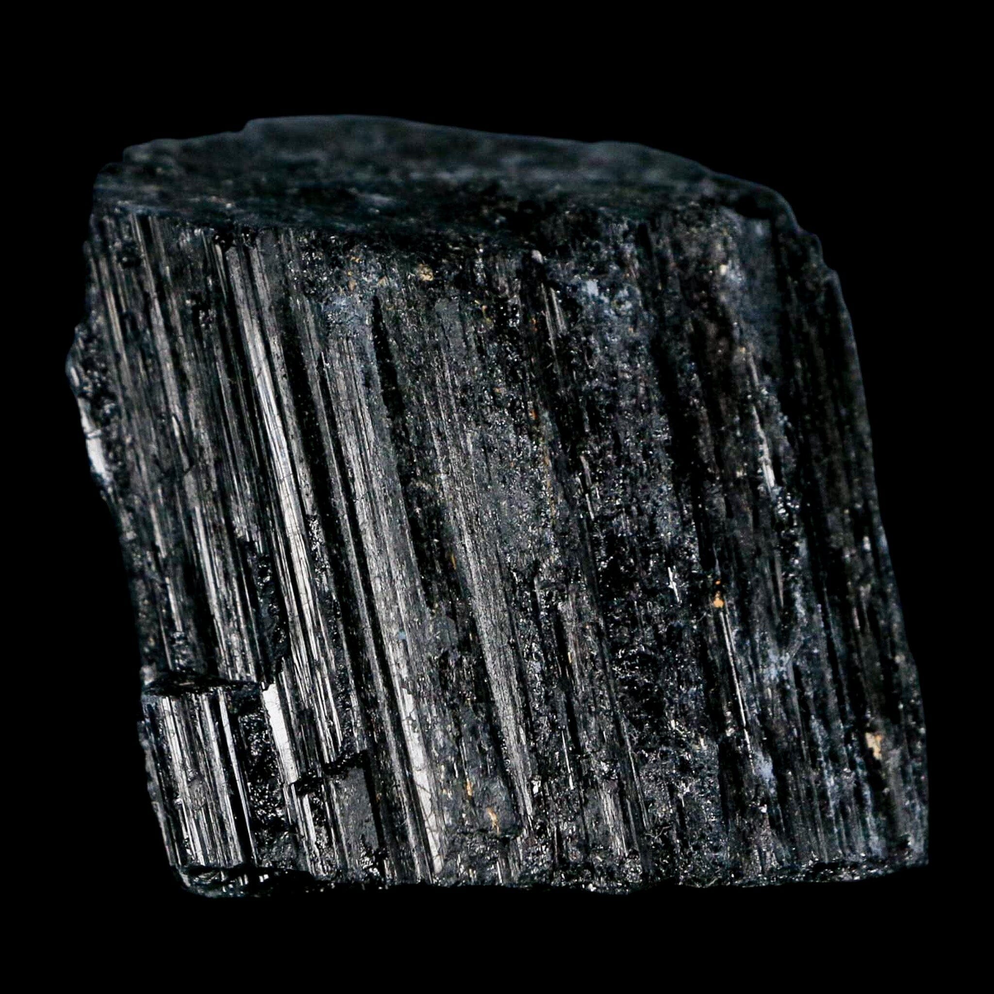 2.3" Natural Rough Black Tourmaline Mineral Crystal Specimen Schorl Brazil - Fossil Age Minerals