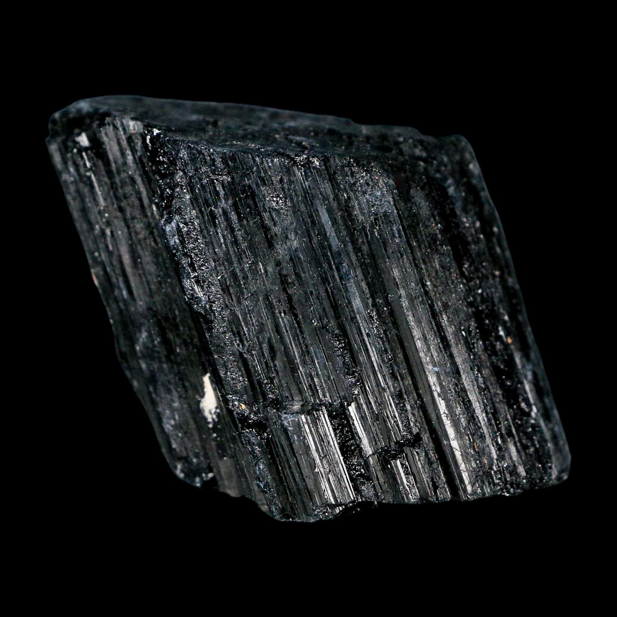 2.3" Natural Rough Black Tourmaline Mineral Crystal Specimen Schorl Brazil - Fossil Age Minerals