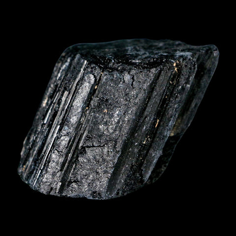 2.3" Natural Rough Black Tourmaline Mineral Crystal Specimen Schorl Brazil - Fossil Age Minerals