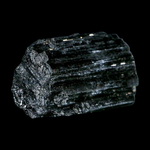 2.7" Natural Rough Black Tourmaline Mineral Crystal Specimen Schorl Brazil - Fossil Age Minerals