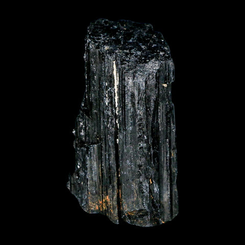 2.7" Natural Rough Black Tourmaline Mineral Crystal Specimen Schorl Brazil - Fossil Age Minerals