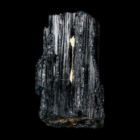 2.7" Natural Rough Black Tourmaline Mineral Crystal Specimen Schorl Brazil