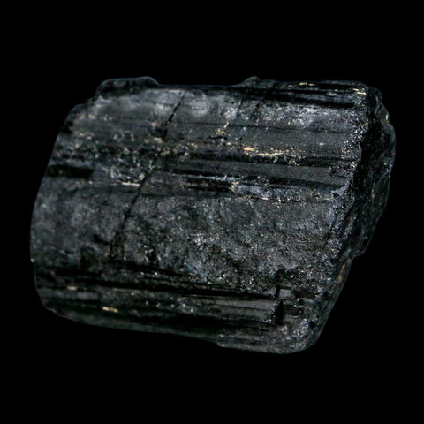 2.7" Natural Rough Black Tourmaline Mineral Crystal Specimen Schorl Brazil - Fossil Age Minerals