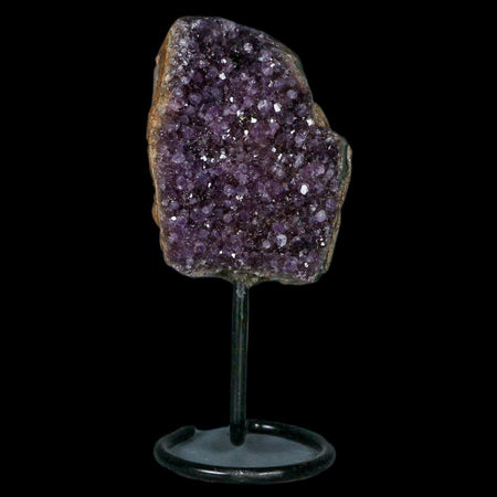 3.5" Amethyst Crystal Cluster Mineral Specimen Brazil Custom Medal Stand