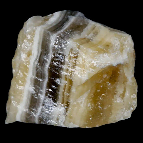 1.7" Natural Rough Zebra Calcite Crystal Mineral Specimen Nuevo Leon Mexico - Fossil Age Minerals