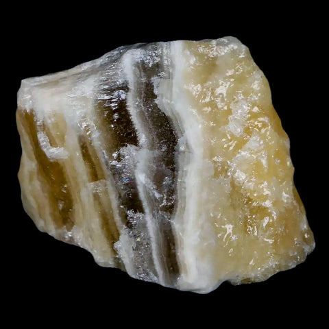 1.7" Natural Rough Zebra Calcite Crystal Mineral Specimen Nuevo Leon Mexico - Fossil Age Minerals