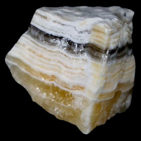1.9" Natural Rough Zebra Calcite Crystal Mineral Specimen Nuevo Leon Mexico - Fossil Age Minerals
